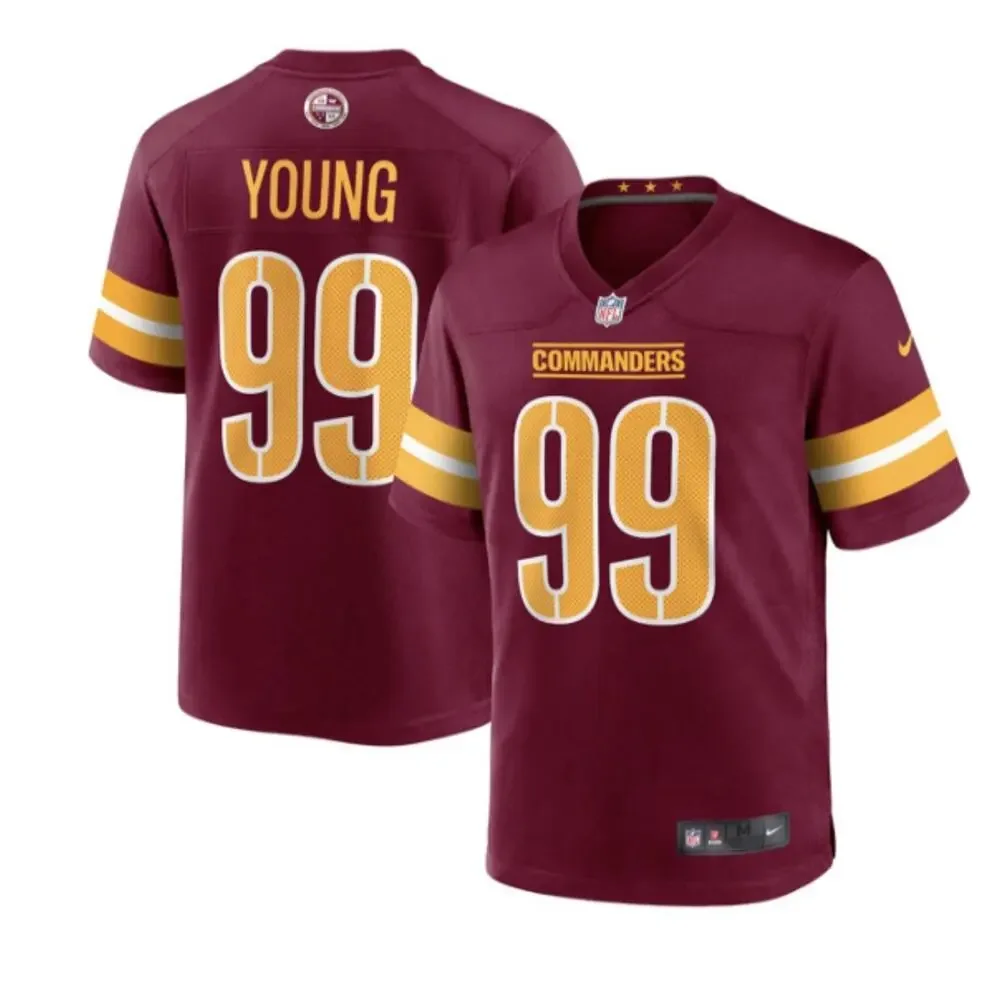 Chase Young Washington Commanders Nike Game Jersey - Burgundy XL (y20)